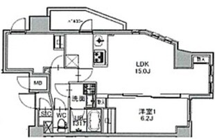 S-RESIDENCE王子westの物件間取画像